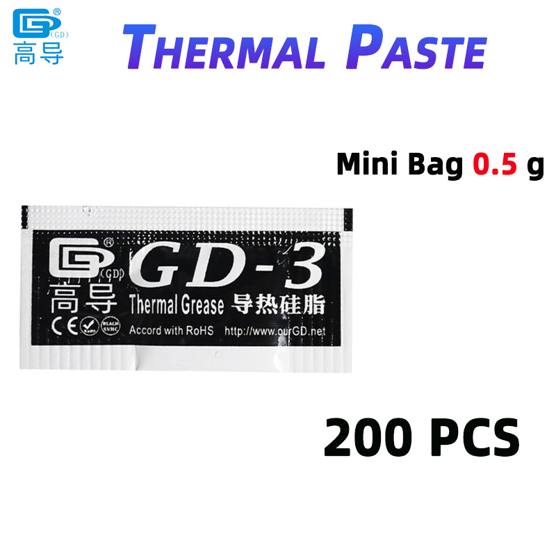 Poids net 0,5 gramme, 200 pièc - Thermal Paste avis et prix