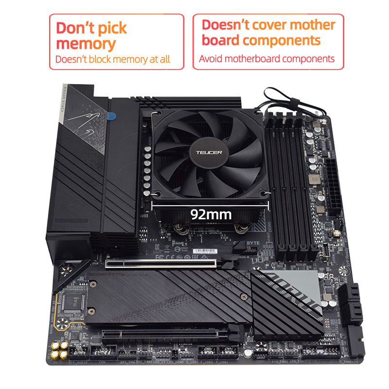 Teucer hauteur 45mm refroidiss - Cpu Cooler avis et prix